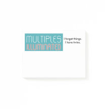 Multiples Illuminated Post-it Blocnote (Twins)