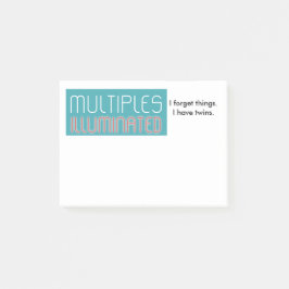Multiples Illuminated Post-it Blocnote (Twins) Post-it® Notes