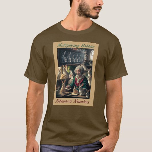 Multiplicerende konijnen t-shirt (Voorkant)
