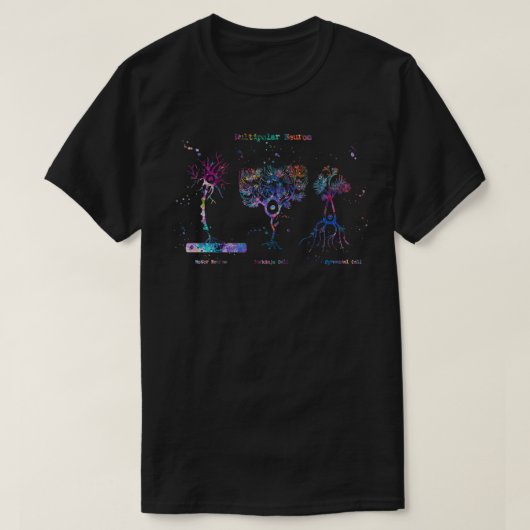 Multipolaire neonsoorten Anatomie 2 T-shirt (Design voorkant)