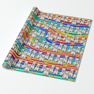 Multipups regenboogcadeautje cadeaupapier