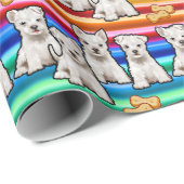 Multipups regenboogcadeautje cadeaupapier (Rol Hoek)
