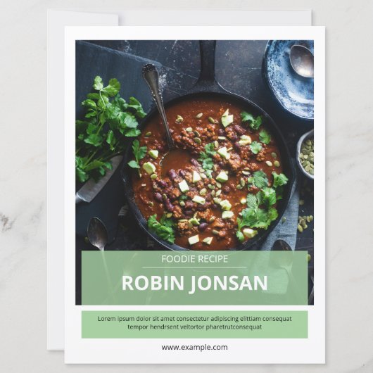 Multipurpose Food Postcard Flyer Template (Devant)
