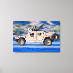 MULTIPURPOSE MET HOGE MOBILITEIT 24x36 VOERTUIG Canvas Afdruk