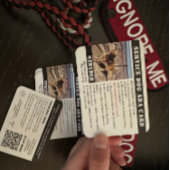 Multipurpose Service Dog Kaart Foto-ID met naam
