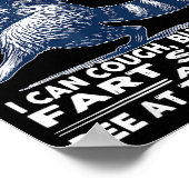 Multitasking At Old Age I Can Cough Burp Laugh Far Poster (Hoek)