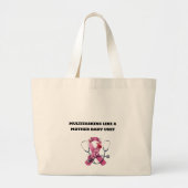 MULTITASKING LIKE A MOTHER BABUY UNIT GROTE TOTE BAG (Voorkant)