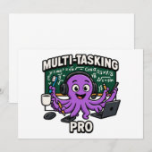 Multitasking Octopus Classroom Learner Pro Kaart (Voorkant / Achterkant)