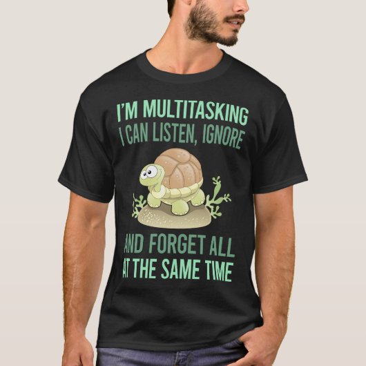 Multitasking Schildpad 12 T-shirt (Voorkant)