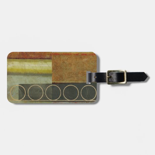 Multitextured Abstract schilderen door Visual Stud Bagagelabel (Voorkant horizontaal)