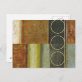 Multitextured Abstract schilderen door Visual Stud Briefkaart (Voorkant / Achterkant)