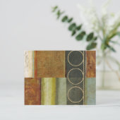 Multitextured Abstract schilderen door Visual Stud Briefkaart (Staand voorkant)