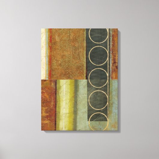 Multitextured Abstract schilderen door Visual Stud Canvas Afdruk (Voorkant)