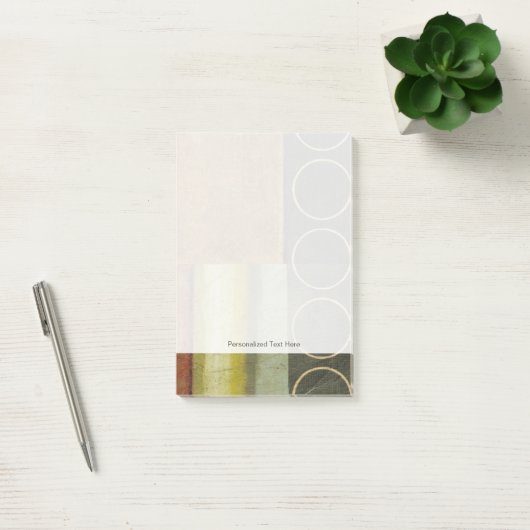 Multitextured Abstract schilderen door Visual Stud Post-it® Notes (Kantoor)