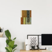 Multitextured Abstract schilderen door Visual Stud Poster (Thuiskantoor)