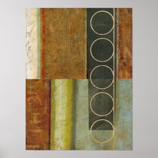 Multitextured Abstract schilderen door Visual Stud Poster (Voorkant)