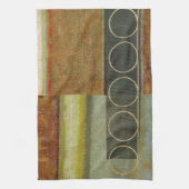 Multitextured Abstract schilderen door Visual Stud Theedoek (Verticaal)