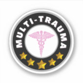 MultiTrauma Sticker (Voorkant)