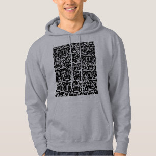 Multitude van robots - Gepersonaliseerd Hoodie