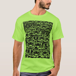 Multitude van robots - Gepersonaliseerd T-shirt