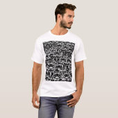Multitude van robots - Gepersonaliseerd T-shirt (Voorkant volledig)