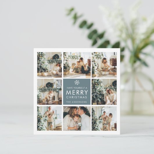 Multivakantiefoto's | Vrolijk kerstfeest | Cadeau (Staand voorkant)