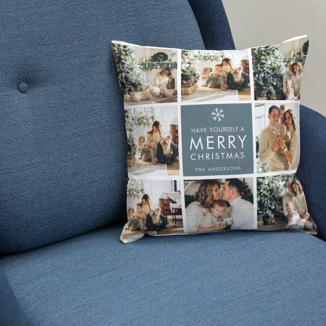 Multivakantiefoto's | Vrolijk kerstfeest | Cadeau Kussen