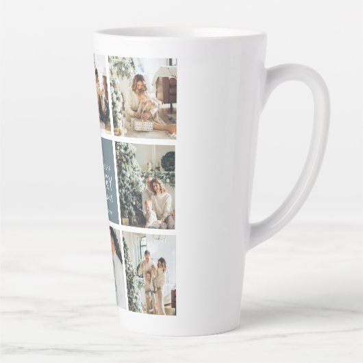 Multivakantiefoto's | Vrolijk kerstfeest | Cadeau Latte Mok (Rechts)