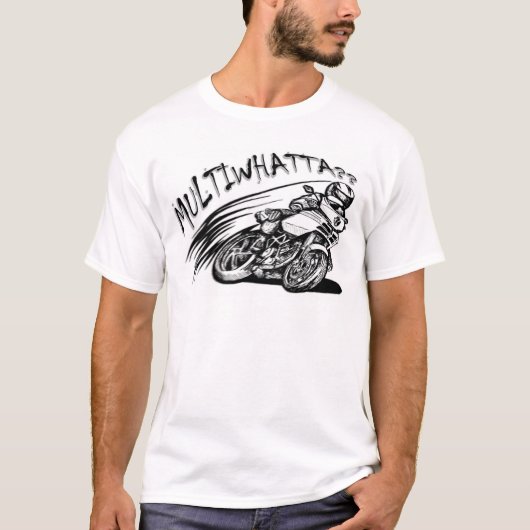 Multiwhatta? - Ducati Multistrada T-shirt (Voorkant)