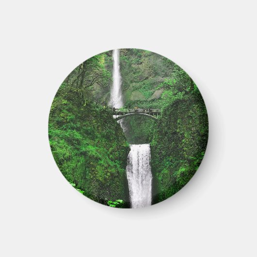 Multnomah Falls #1 Magnet rond (Devant)