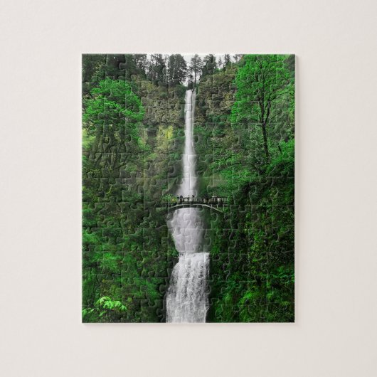 Multnomah Falls #2 Jigsaw Puzzle (Vertical)