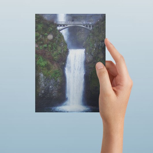 Multnomah Falls-ansichtkaart Briefkaart