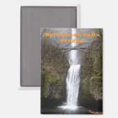 Multnomah Falls Cascade Oregon Magnet (Recto/Verso)