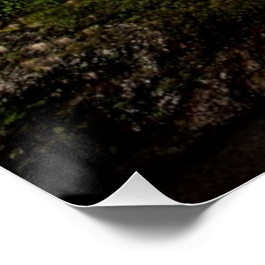 Multnomah Falls in the Columbia Gorge Perfect Poster (Hoek)