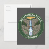 Multnomah Falls Oregon Briefkaart (Voorkant / Achterkant)