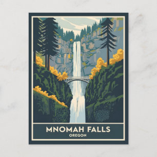 Multnomah Falls Oregon Briefkaart