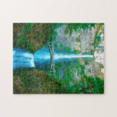 Multnomah Falls Oregon. Legpuzzel (Horizontaal)
