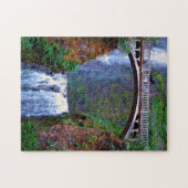 Multnomah Falls Oregon. Legpuzzel (Horizontaal)