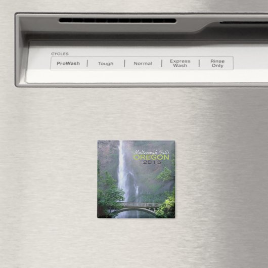 Multnomah Falls Oregon Souvenir Magnet Changement  (In Situ (Lave-vaisselle))