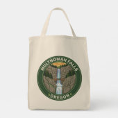 Multnomah Falls Oregon Tote Bag (Achterkant)