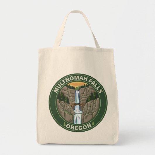 Multnomah Falls Oregon Tote Bag (Voorkant)