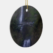 Multnomah Herfst Waterfall Keramisch Ornament (Rechts)