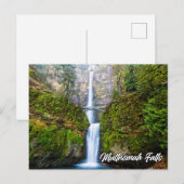 Multnomah-Herfsten, Columbia River Gorge, Oregon Briefkaart (Voorkant / Achterkant)