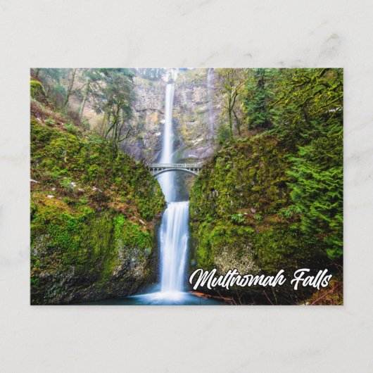 Multnomah-Herfsten, Columbia River Gorge, Oregon Briefkaart (Voorkant)