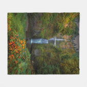 Multnomah Herfsten | Columbia River Gorge, Oregon Fleece Deken (Voorkant (Horizontaal))