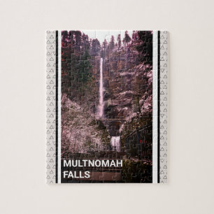 Multnomah Herfsten Columbia River Gorge Oregon Fot Legpuzzel