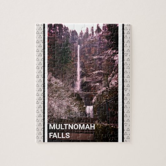 Multnomah Herfsten Columbia River Gorge Oregon Fot Legpuzzel (Verticaal)