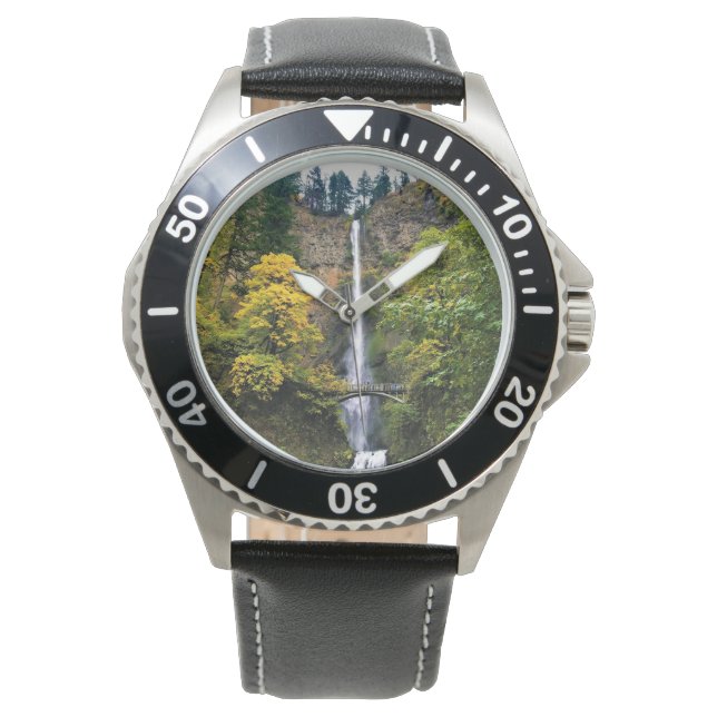 Multnomah-Herfsten, Columbia River Gorge, Oregon Horloge (Voorkant)
