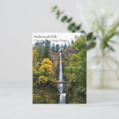 Multnomah-Herfsten, Columbia River Gorge, Oregon P Briefkaart (Staand voorkant)