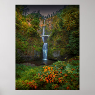 Multnomah Herfsten   Columbia River Gorge, Oregon Poster